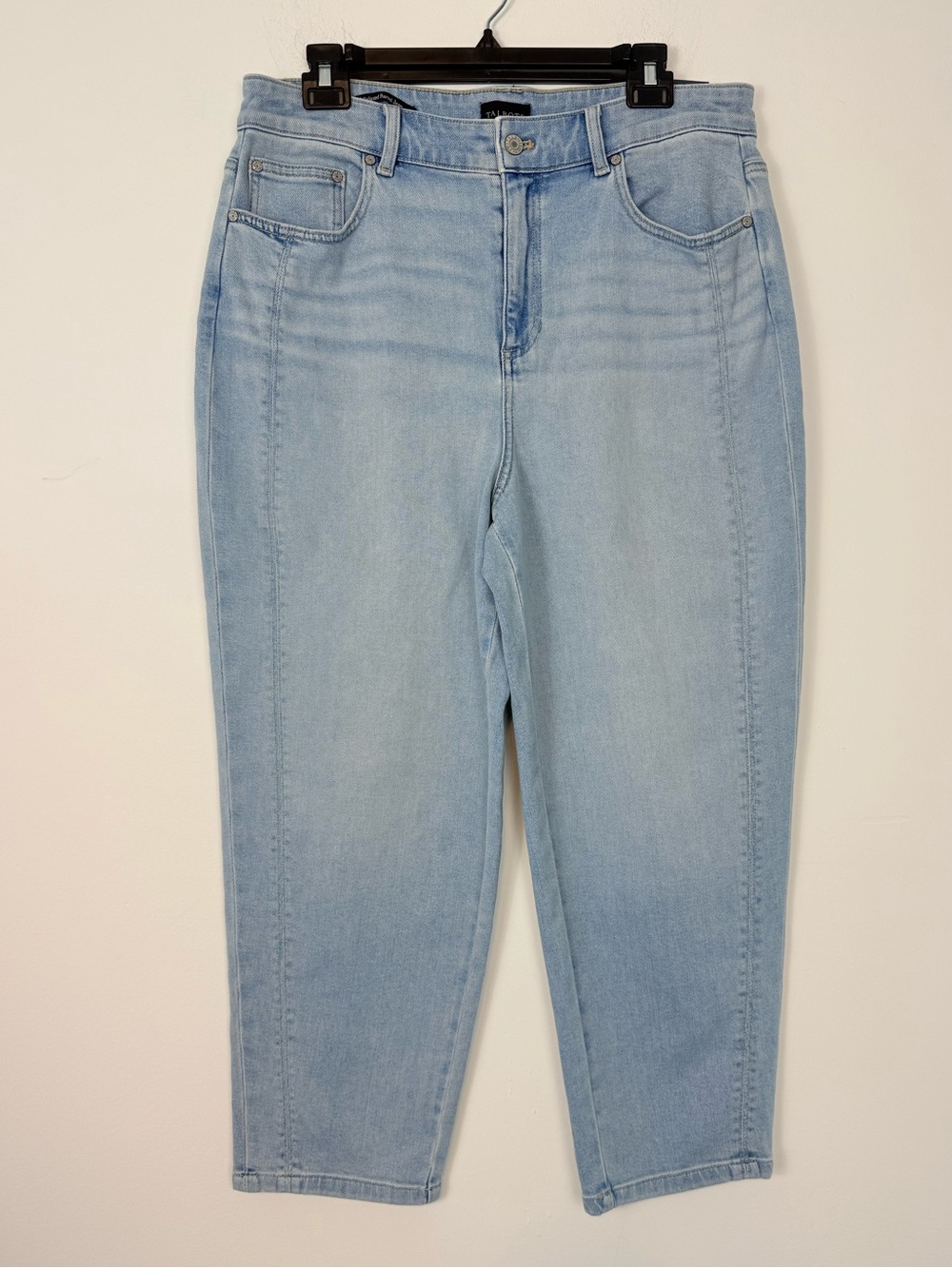 Talbots Relaxed Barrel Jean Denim Ankle Length High Waist Women's 14 Petite. NWT - Picture 2 of 14